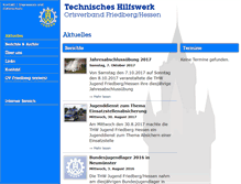 Tablet Screenshot of jugend.thw-friedberg.de